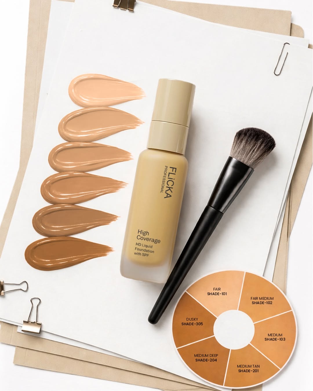 FLiCKA HD Dewy Liquid Foundation